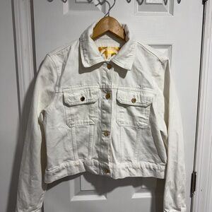 Michael Kors Off-White Denim Jacket